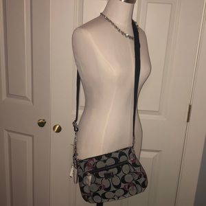 Coach Poppy Signature Cross Body Bag